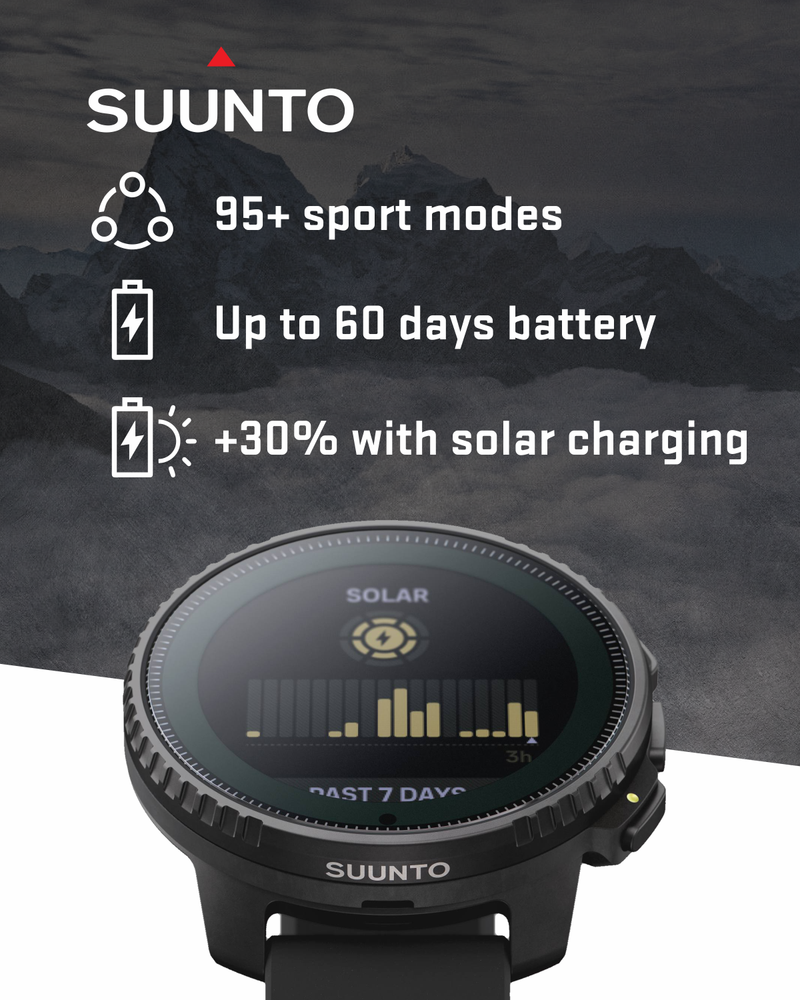 SUUNTO Vertical Adventure GPS Watch, Large Screen, Offline Maps, Solar Charging, Wearable4U