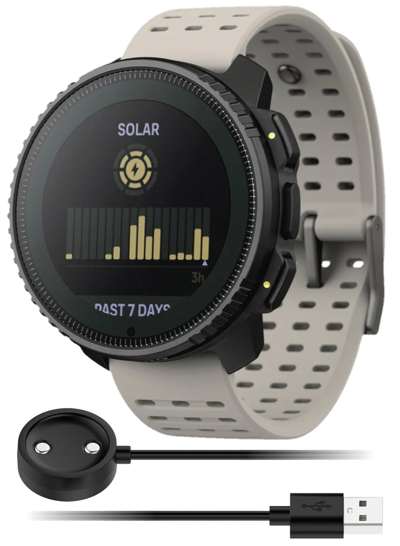 Suunto Vertical Adventure GPS Watch, All Black, Large Screen, Offline Maps, Wearable4U