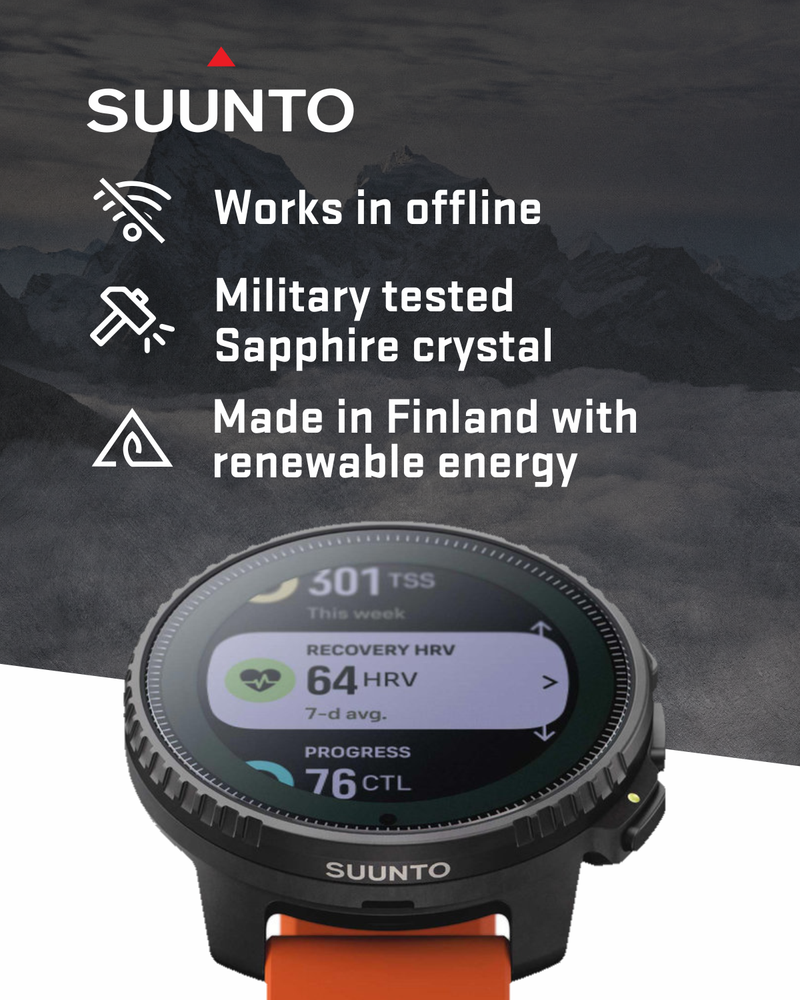 SUUNTO Vertical Adventure GPS Watch, Large Screen, Offline Maps, Solar Charging, Wearable4U