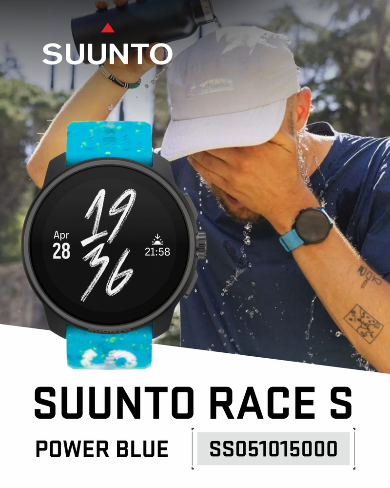 Suunto Race S GPS Sports Smartwatch, AMOLED Touchscreen w/ 13D Standby, Dualband GNSS, Global Offline Map, Advanced Training with Wearable4U Power Bank Bundle