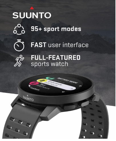 SUUNTO 9 Peak Pro Smartwatch, GPS Watch, 43mm Screen, Sapphire, Up to 12 Days Long-lasting Battery w/ Wearable4U Power Bank SQ Bundle