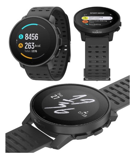 SUUNTO 9 Peak Pro Smartwatch, GPS Watch, 43mm Screen, Sapphire, Up to 12 Days Long-lasting Battery w/ Wearable4U Power Bank SQ Bundle