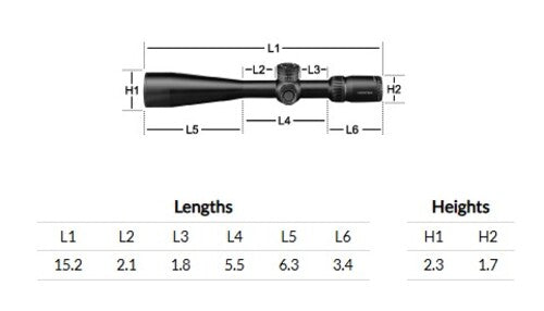 Vortex Optics Viper HD 5-25x50 FFP VMR-4 (MOA) 30mm Tube Riflescope (VPR-52501)