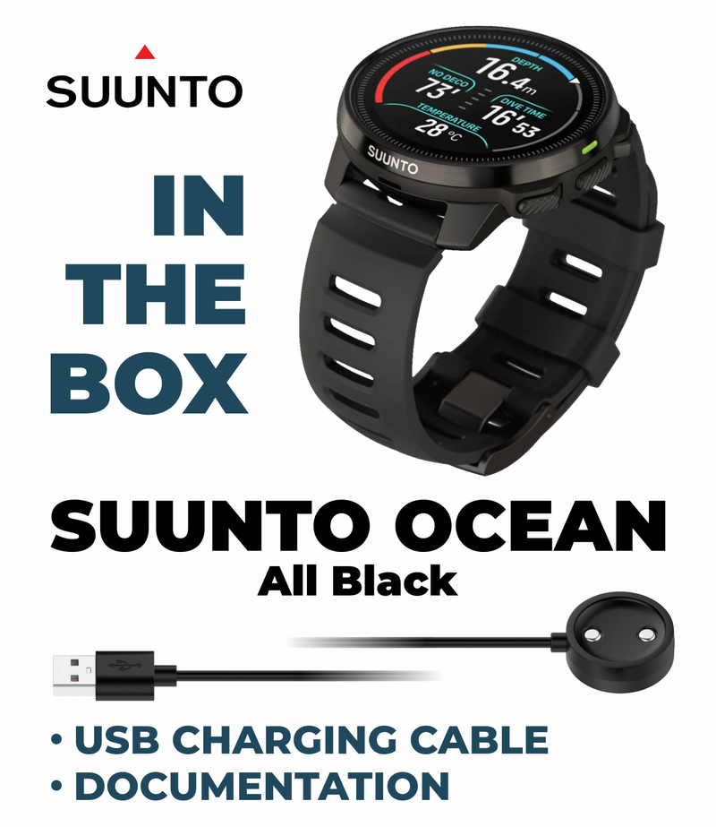 SUUNTO Ocean Dive Computer & GPS Sports Watch | 1.43'' AMOLED | Dualband GNSS