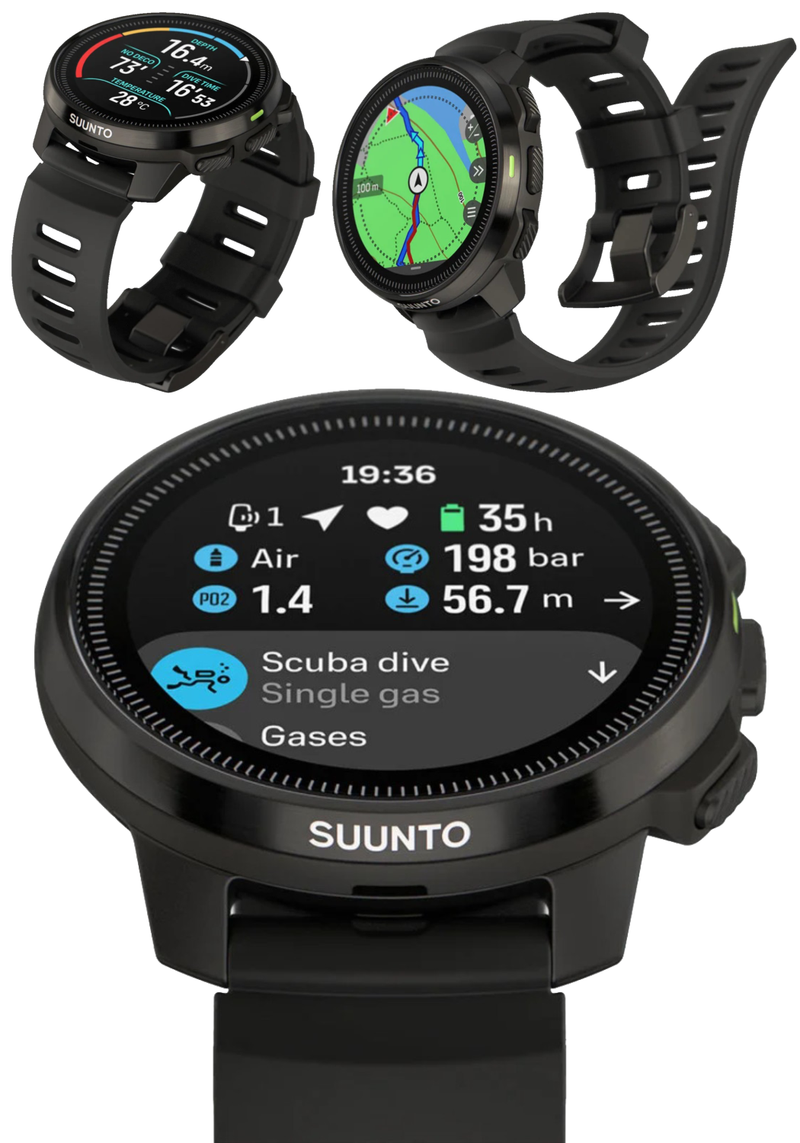 SUUNTO Ocean Dive Computer & GPS Sports Watch | 1.43'' AMOLED | Dualband GNSS