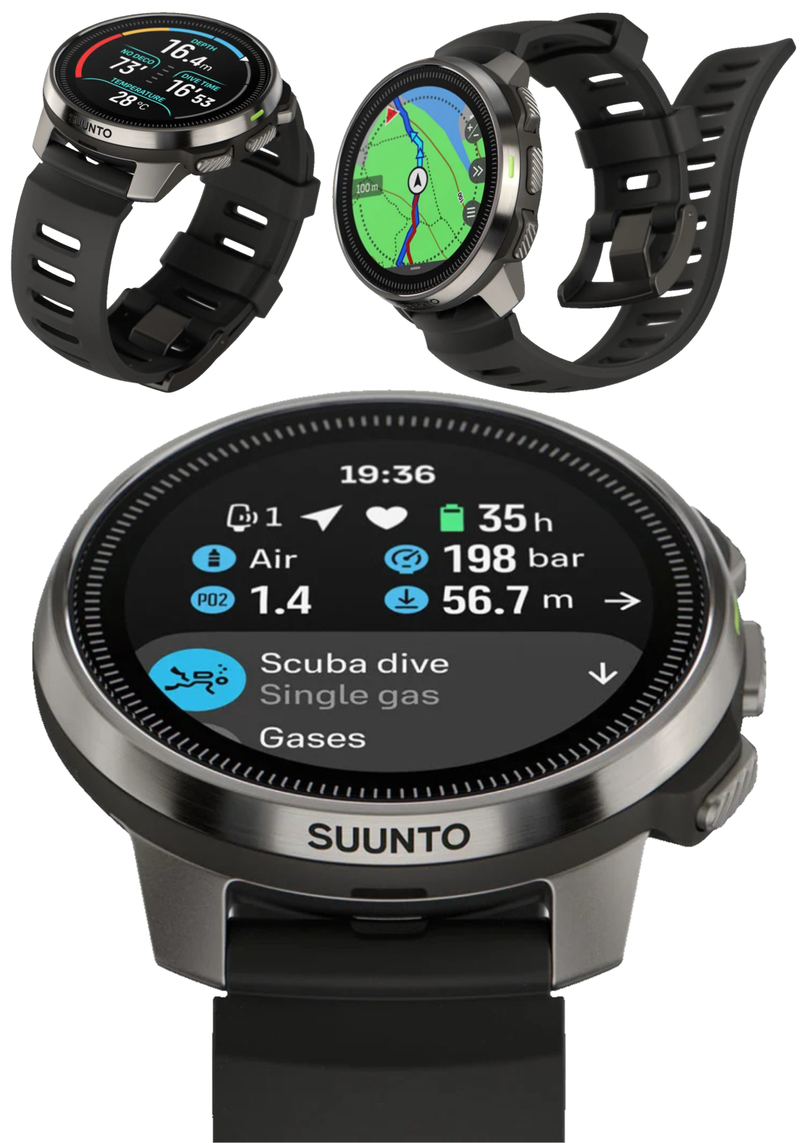 SUUNTO Ocean Dive Computer & GPS Sports Watch | 1.43'' AMOLED | Dualband GNSS