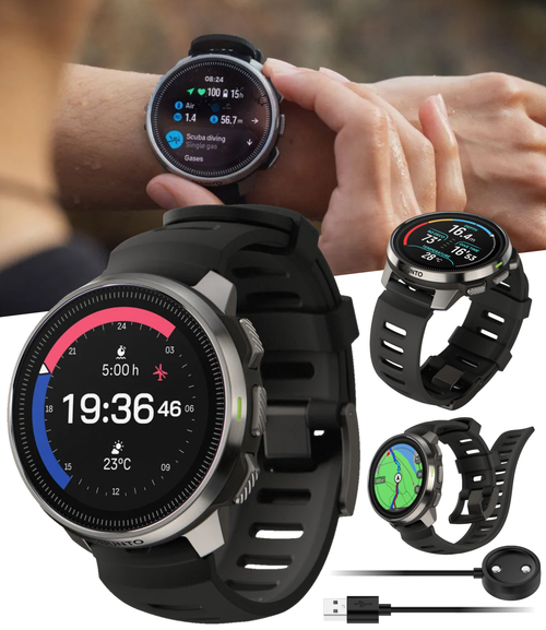 SUUNTO Ocean Dive Computer & GPS Sports Watch | 1.43'' AMOLED | Dualband GNSS