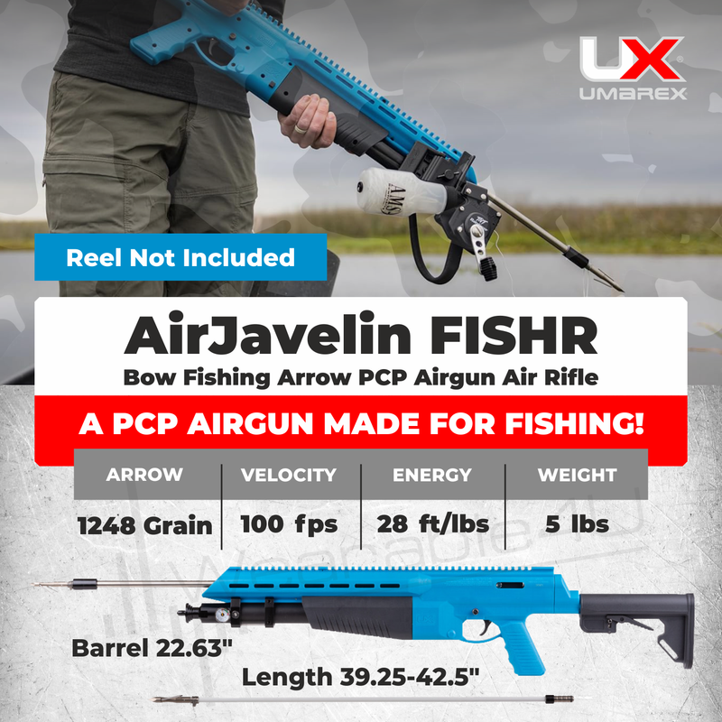 Umarex AirJavelin FishR PCP Bowfishing Airgun with 2 Fiberglass Pro-Point Arrows 2252158_2252159