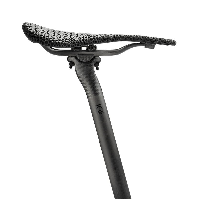 Bjorn Cycles Carbon Bicycle Saddle with 3D Printed Pad Setka