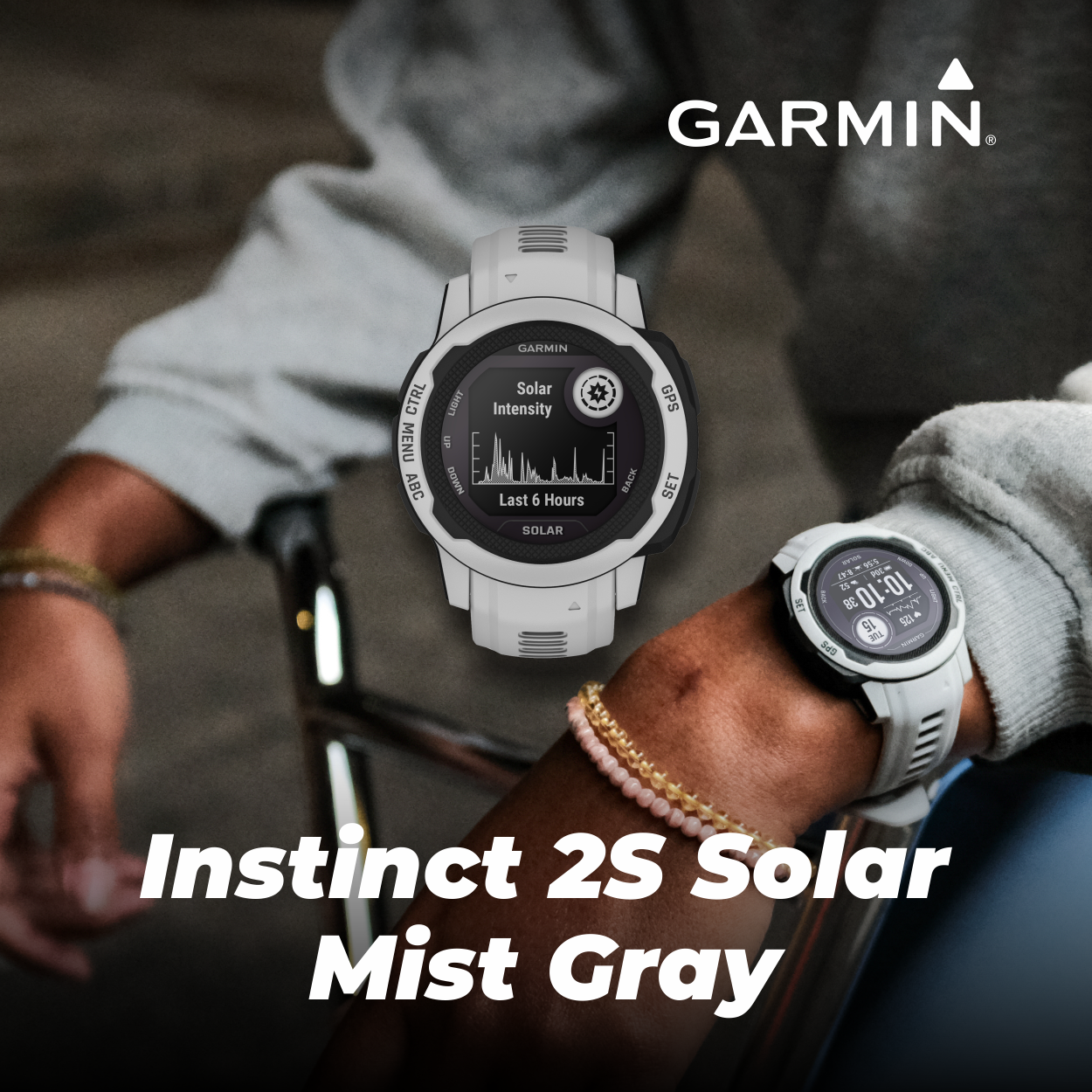 Garmin Instinct 2 Solar Edition Smartwatch in Mist Gray