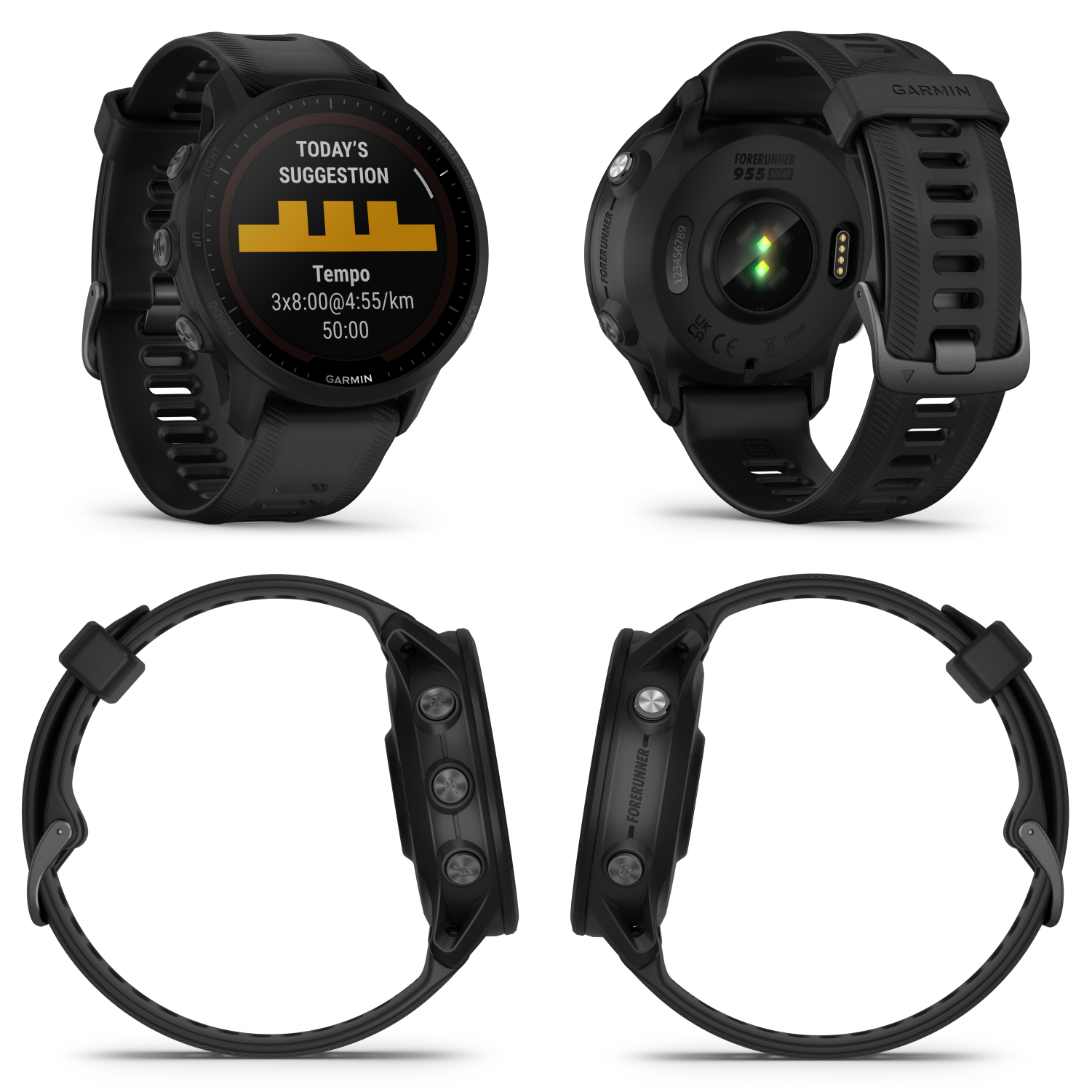 Garmin Forerunner 745 Black GPS Running and Triathlon Smartwatch
