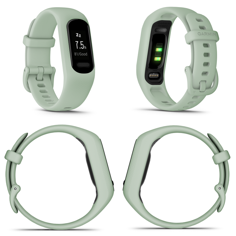 Garmin Vivosmart 5 Smart Fitness and Health Tracker, Black Case with Wearable4U Power Bank Bundle