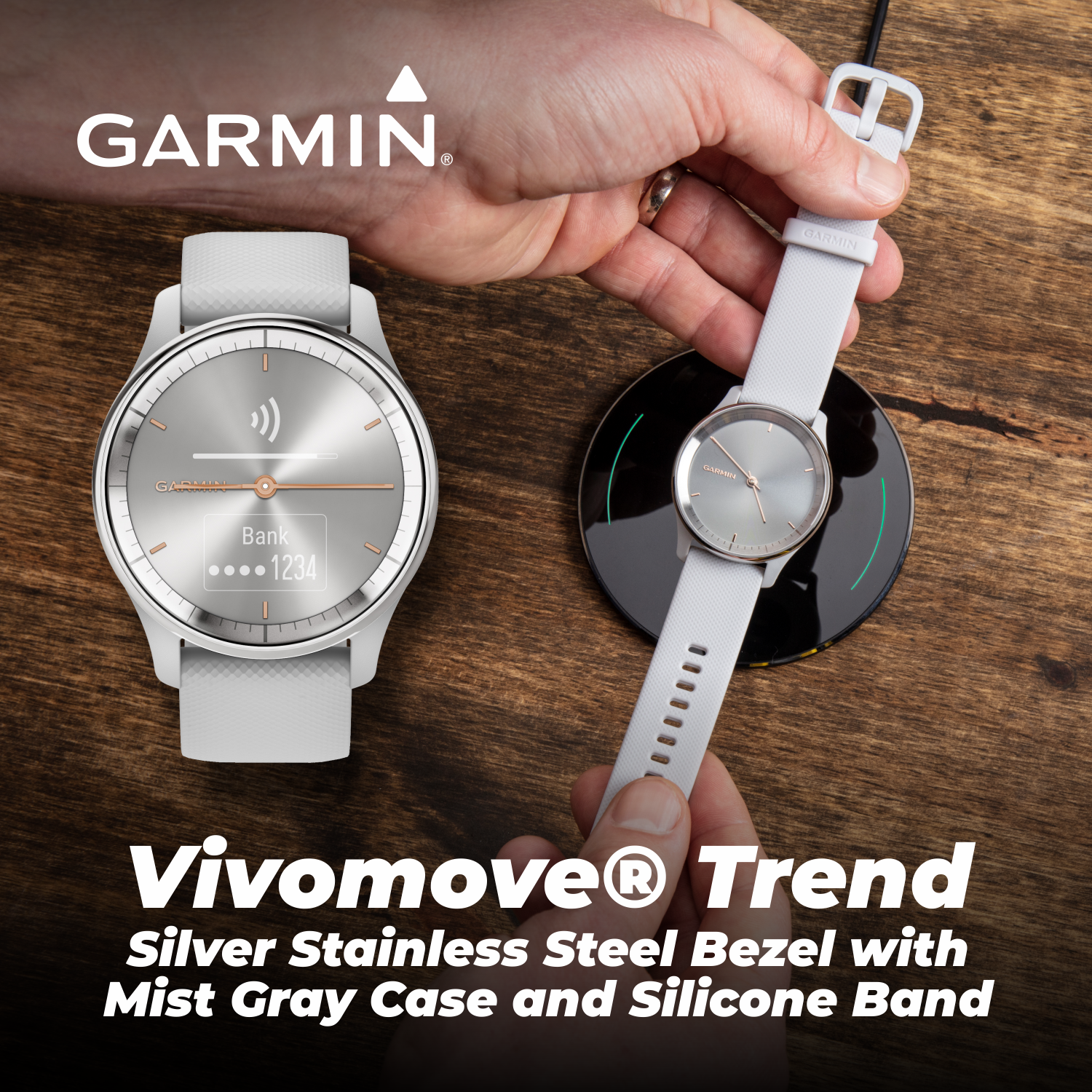 Garmin Vivomove Trend Review: First Garmin Wireless Charging Watch! 