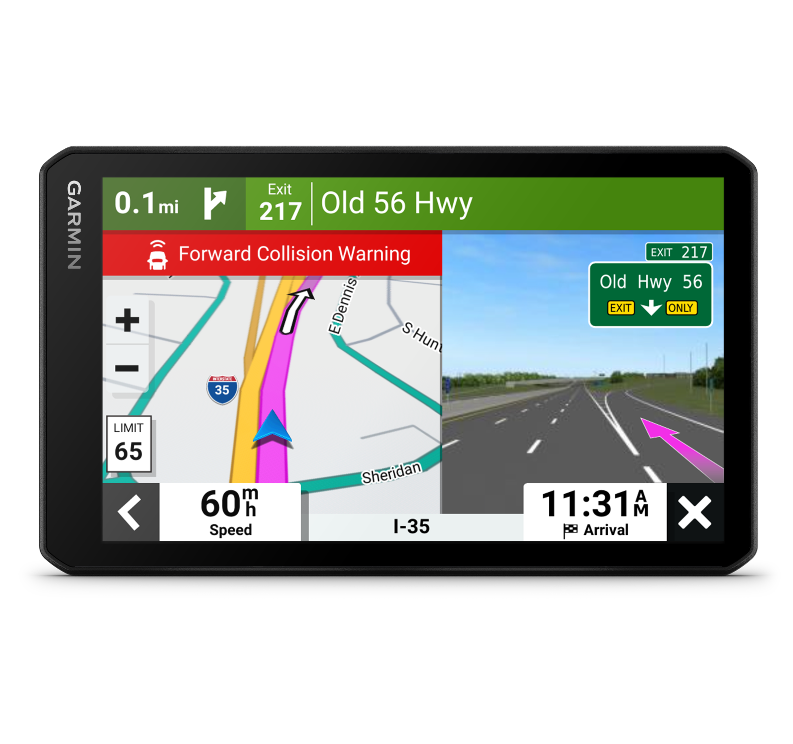 Garmin DriveSmart 66 6 GPS with Built-In** Bluetooth, Map Updates