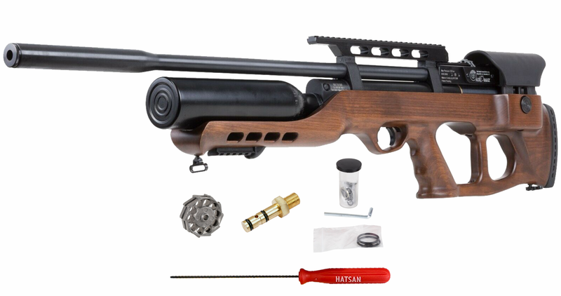 Hatsan AirMax .22 Cal Hardwood Stock QuietEnergy QE PCP AirRifle