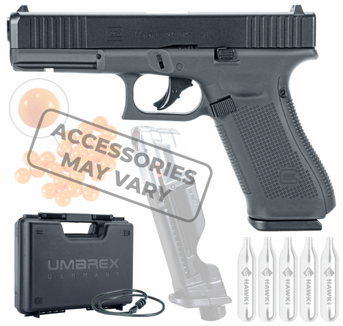 Umarex T4E TR50 .50 Cal Revolver Training Pistol Paintball  Marker with 5x12gr CO2 Tank Bundle (Black) : Sports & Outdoors