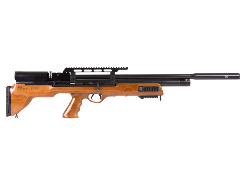 Hatsan BullBoss Wood Air Rifle with Included Wearable4U 100x Paper Targets and Lead Pellets Bundle
