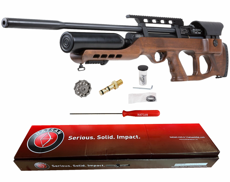 Hatsan AirMax .22 Cal Hardwood Stock QuietEnergy QE PCP AirRifle