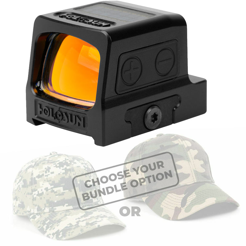 Holosun HE509T-RD X2 Enclosed Reflex Optical Multi-Reticle Red Dot Sight with Free Hat Bundle