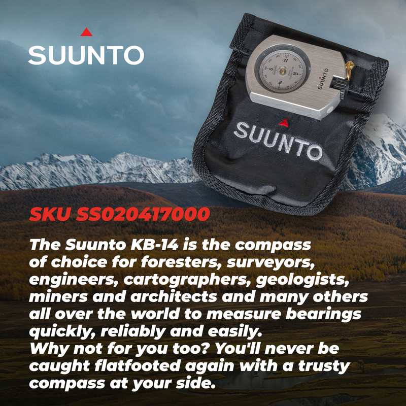 Suunto KB-14/360R G Global Optical Sighting Compass, Aluminum SS020417000