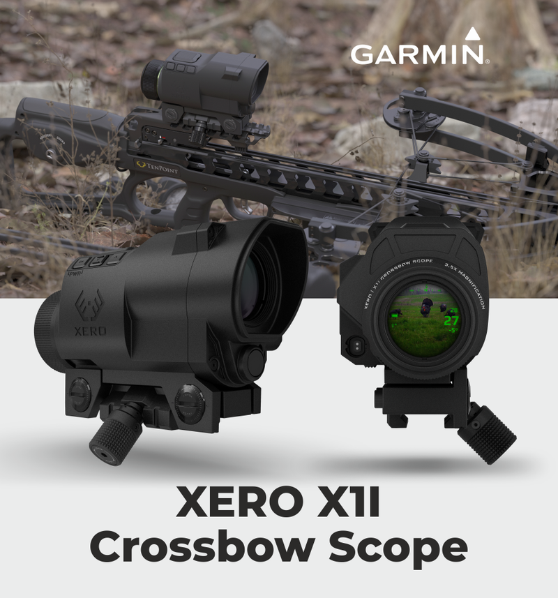 Garmin Xero X1i Crossbow Scope, Auto-ranging, 3.5X Magnification and Illuminated Aim Points with Wearable4U Lens Cleaning Pen Bundle